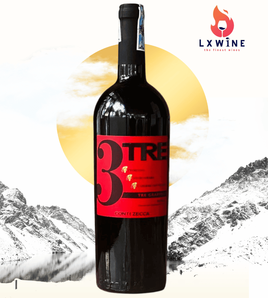 Rượu vang Conti Zecca 3 Tre